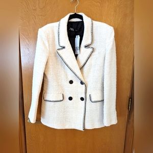 Zara tweed blazer